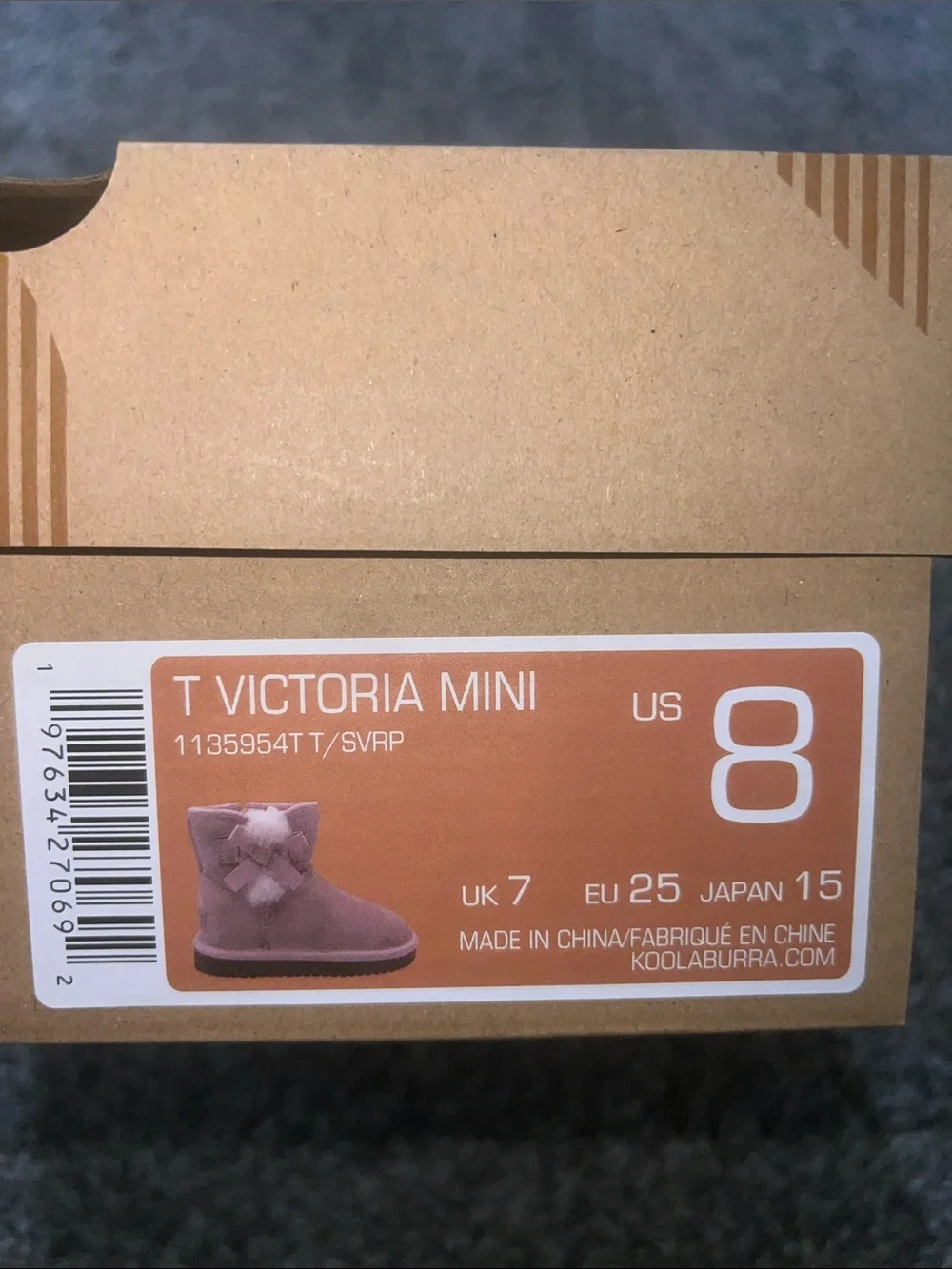 Koolaburra Kids Light Pink Shearling Bow Boots